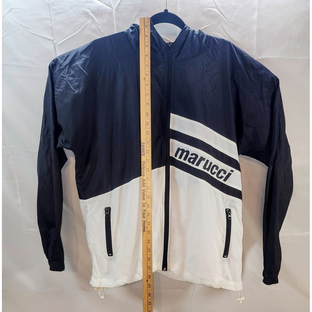 🔥 Marucci Black And White Wind Breaker Size L 🔥
